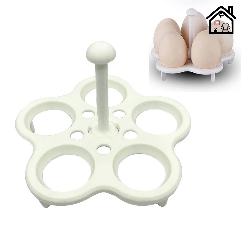 5Holes Steam Egg Rack/Plastic Egg Cooker Removable Cooking Utensils ...