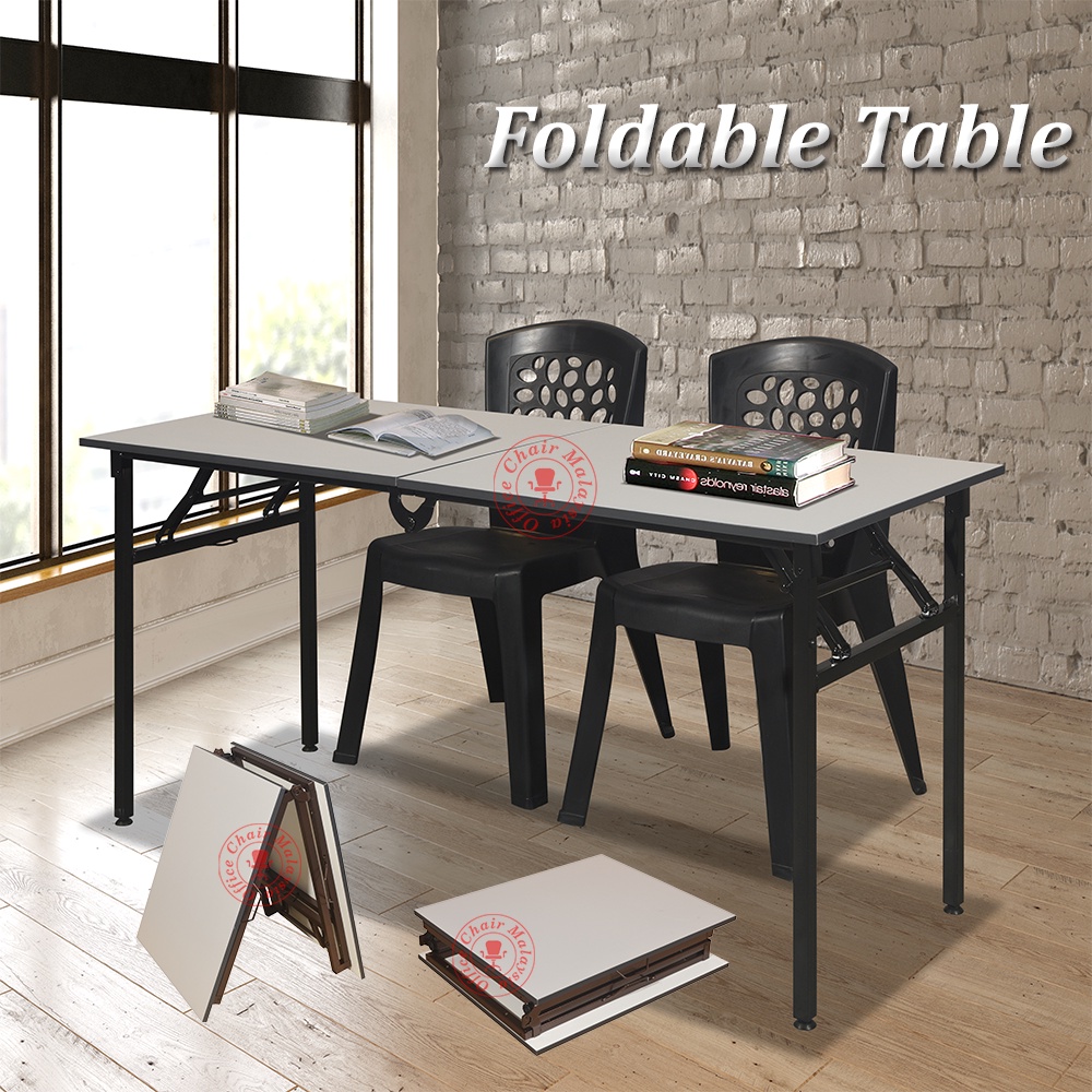 [Ready Stock] Portable & Foldable Table / Folding Table / Banquet Table ...