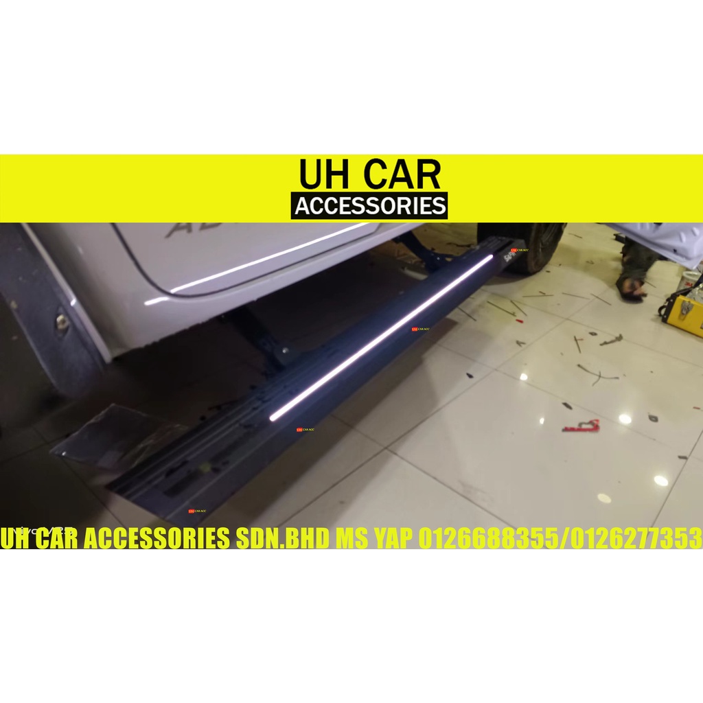TOYOTA HILUX REVO RROCCO ROGUE SAFIR LED AUTO SIDE DOOR STEP RUNNING BOARD Shopee Malaysia