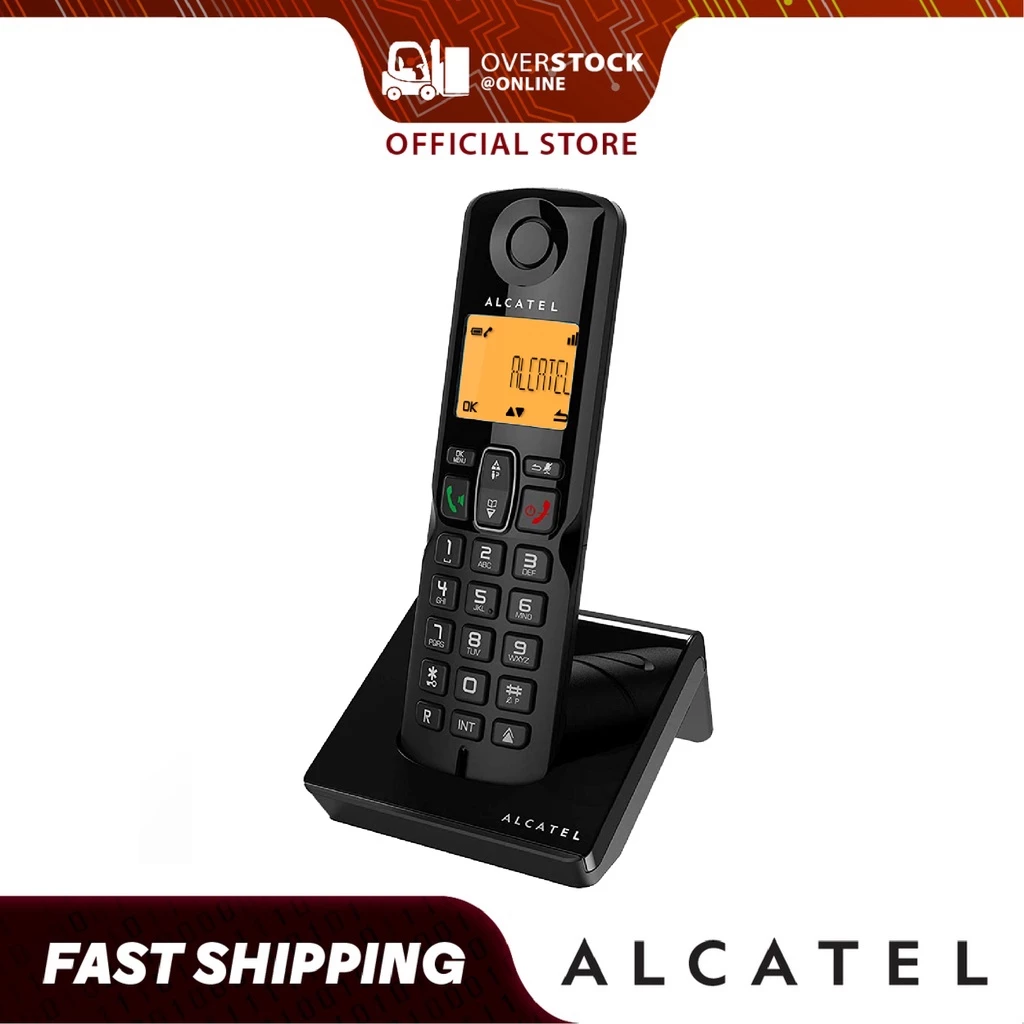 ALCATEL S250 Cordless DECT Phone Maxis TM Unifi Home Office Landline Telephone Telefon Rumah