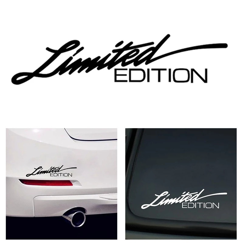 Laser Limited Edition Reflective 3D Wording Car Stickers Special