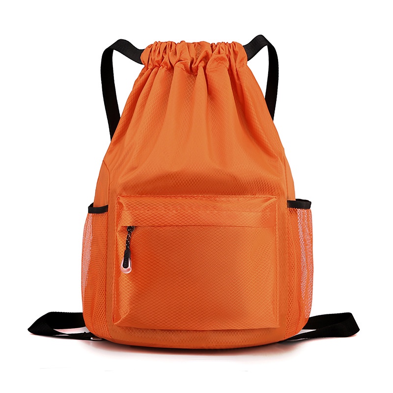 New Design Outdoor Double Shoulder Rucksack Simple Solid Color