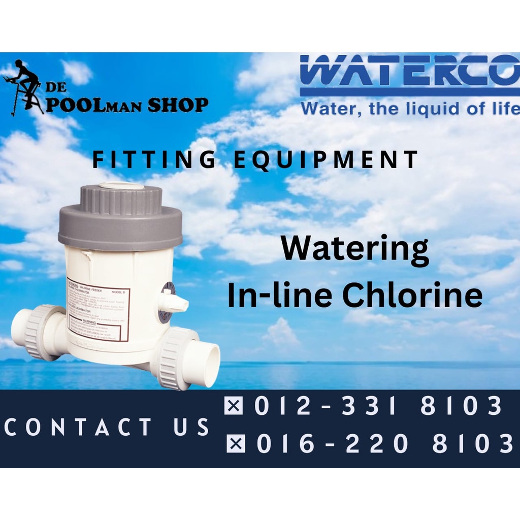 WATERCO Waterking InLine Chlorine Tablet Feeder Shopee Malaysia