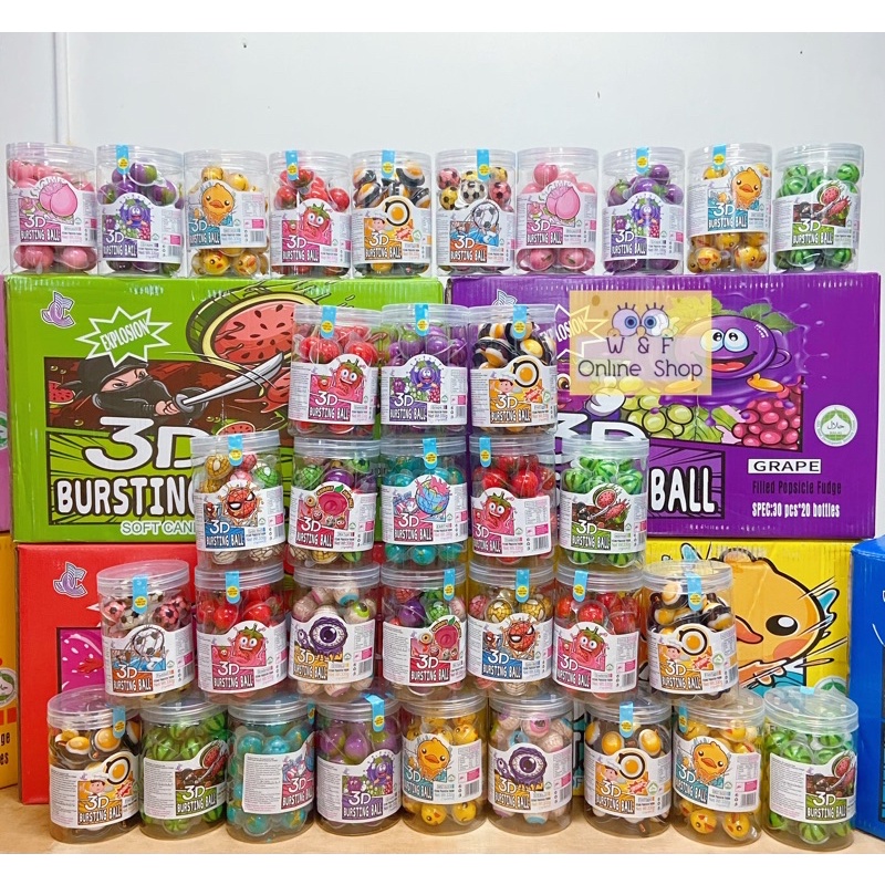 3D Gummy Candy Tik Tok Viral Candy 30biji Mutli Flavour Gummy
