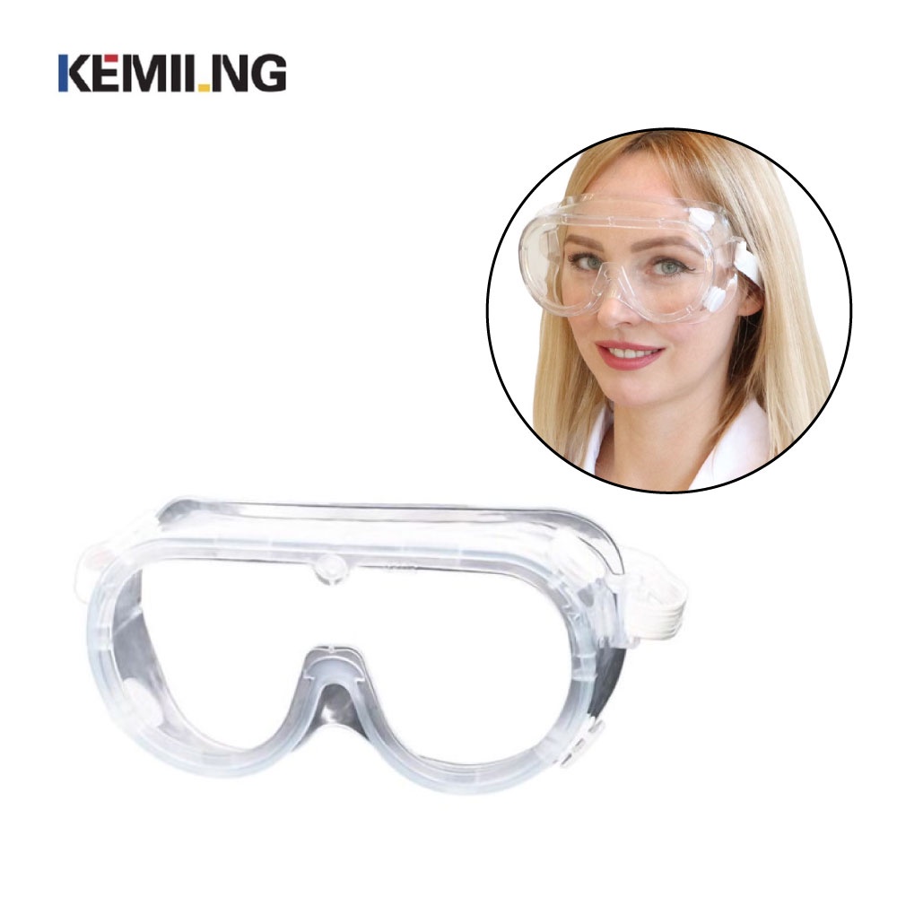 KEMILNG Safety Eye Protection Goggles Adjustable Waterproof Safety