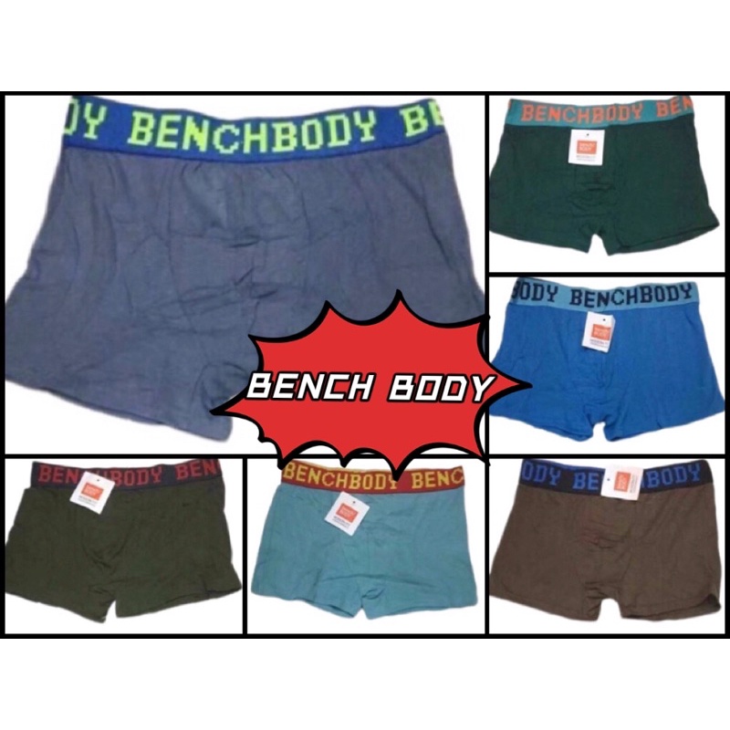 BENCH BODY Men's Briefs Cotton Boxer Briefs.(1 dozen) | Shopee Malaysia