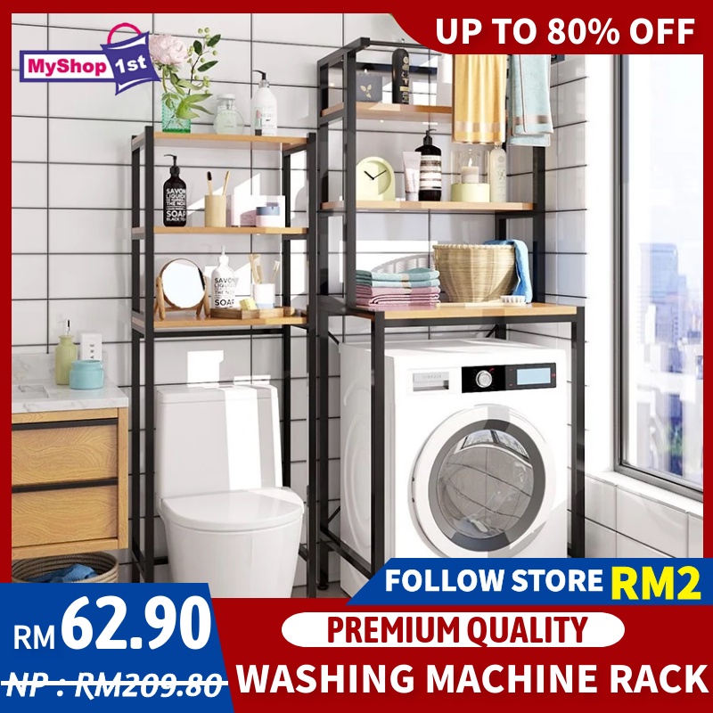 Rak Mesin Basuh Tandas 3 Tier Layer Washing Machine Rack Kitchen ...