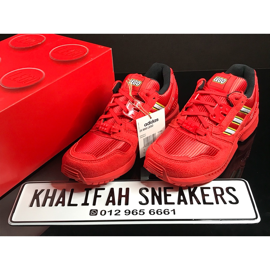 Adidas ZX8000 x Lego Red 100% Original / FY-7084 | Shopee