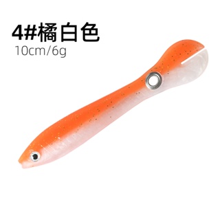 5pcs Soft Plastic Bionic Loach Bait Fishing Hinomiya Lure Paddle