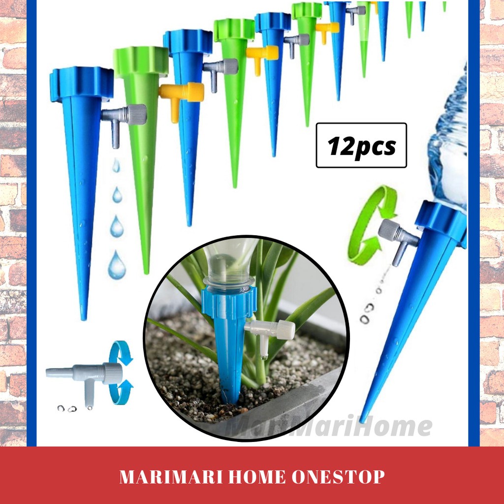 12pcs Automatic Watering Device Slow Release Plant Self Watering System