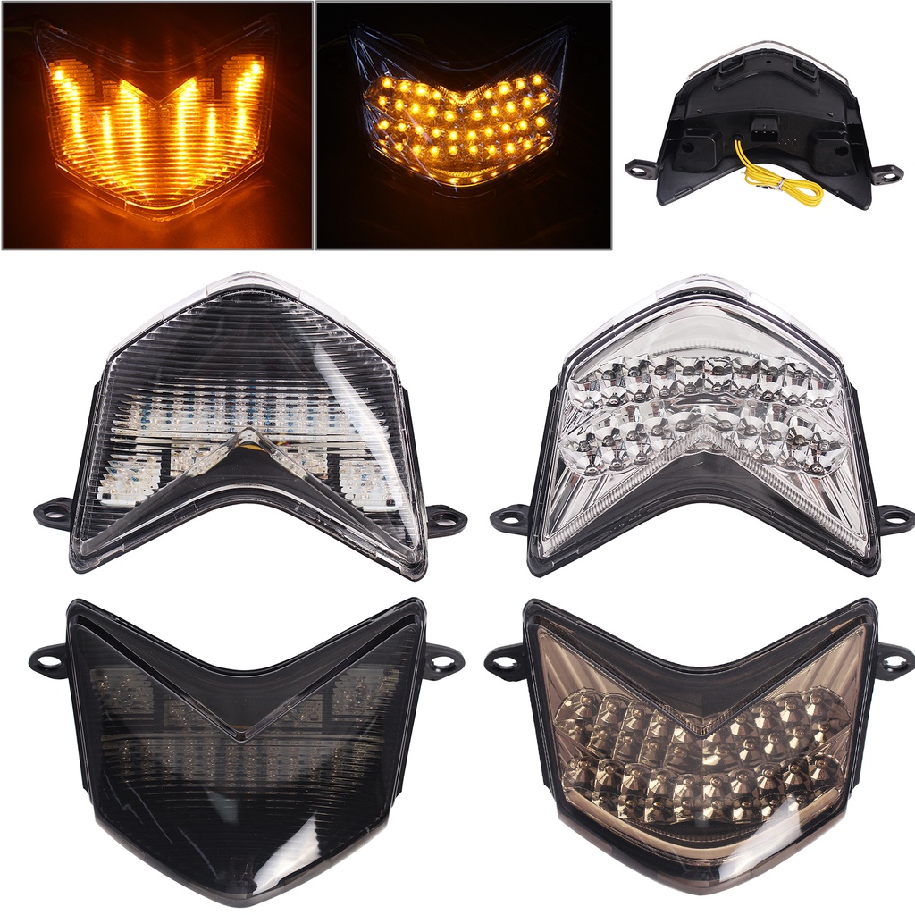 For KAWASAKI ZX10R 20062007 Tail Lights Brake Assembly LED Steering