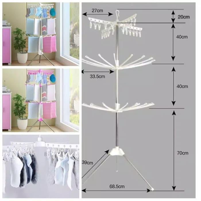Folding Tower Clothesline Clothesline Clothesline Stacking Tower Model ...