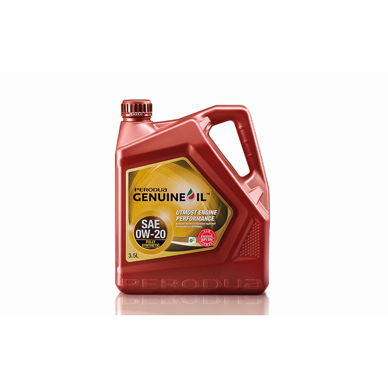 Perodua 0w 20 Red New Packing Fully Synthetic Engine Oil 0w20 35l Shopee Malaysia 