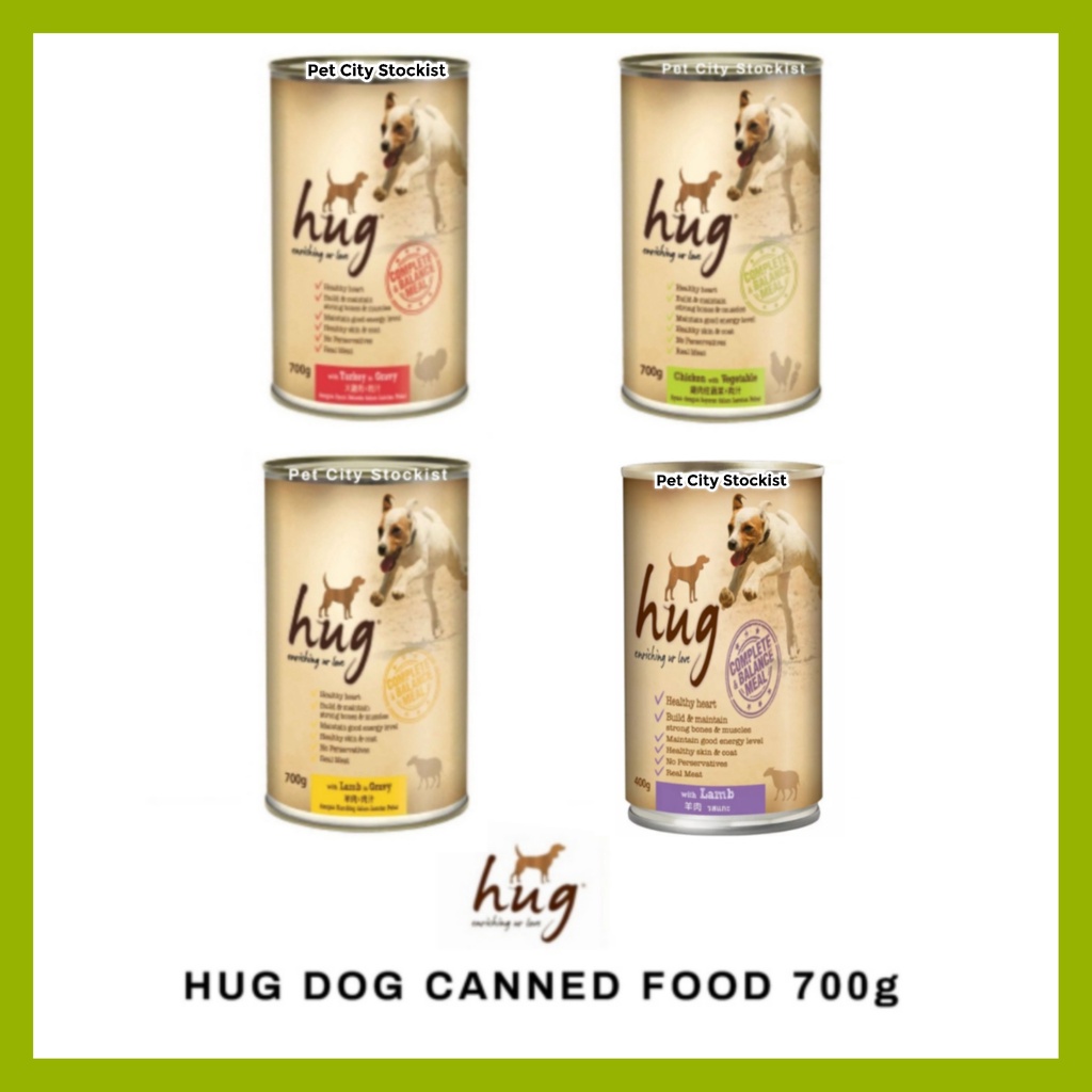 Hug Dog Canned Food (Wet Dog Food) - 700g (min Order X6) | Shopee Malaysia