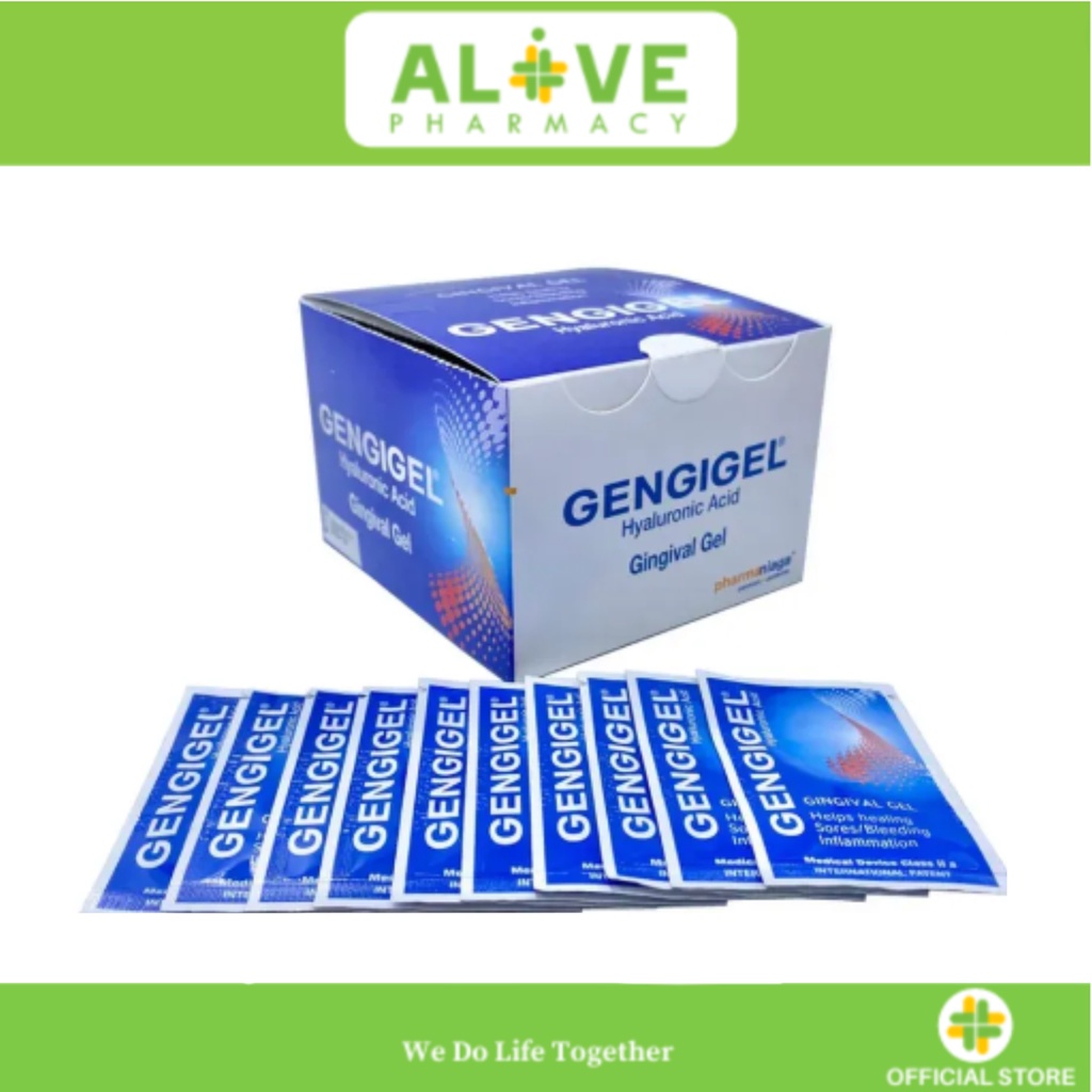 GENGIGEL Mouth Ulcer Hyaluronic Acid Gingival Gel Box (100s) Shopee