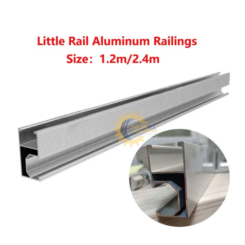 Solar Aluminum Railing of Solar Mounting rails System 1.2M(2Pcs) for ...