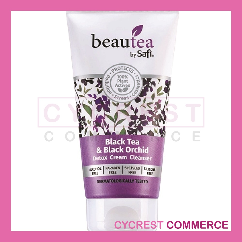 Safi Beautea Black Tea Black Orchid Detox Cream Cleanser (150g ...