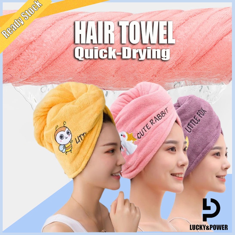 Dry hair cap microfiber hair towel fast drying shower cap towel strong