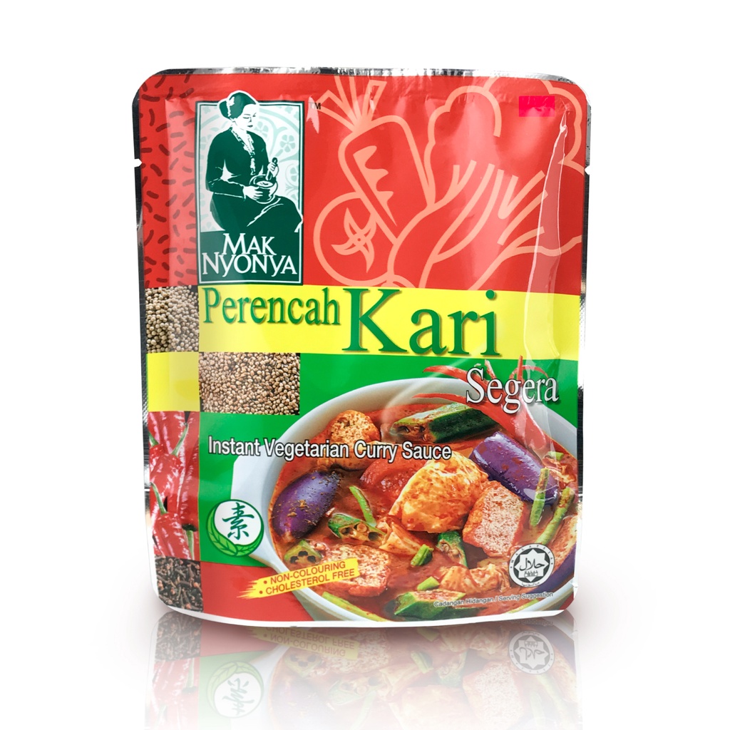 Mak Nyonya Instant Vegetarian Curry Sauce [HALAL] Perencah Kari