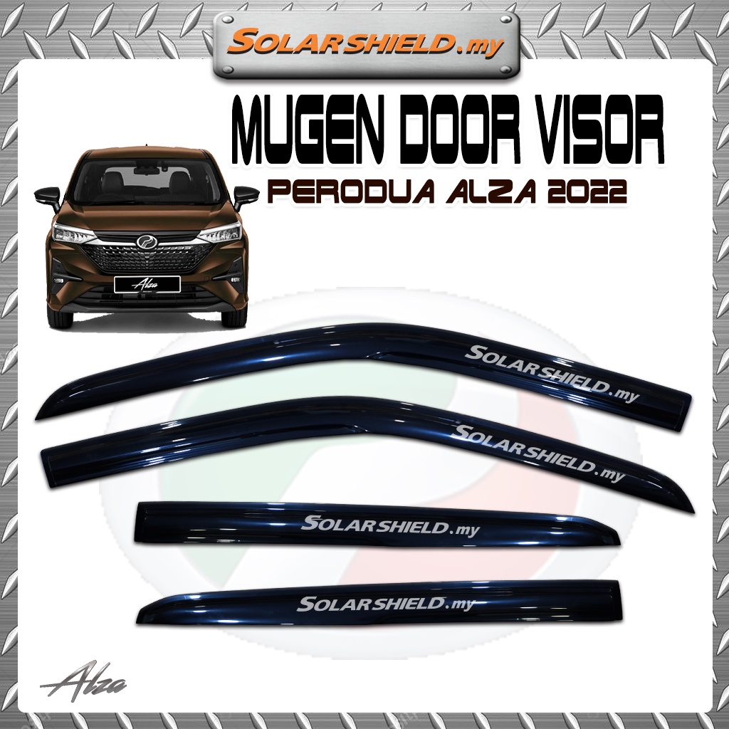 Perodua Alza 2022 Anti UV Door Visor Mugen Style (4pcs/Set) | Shopee ...