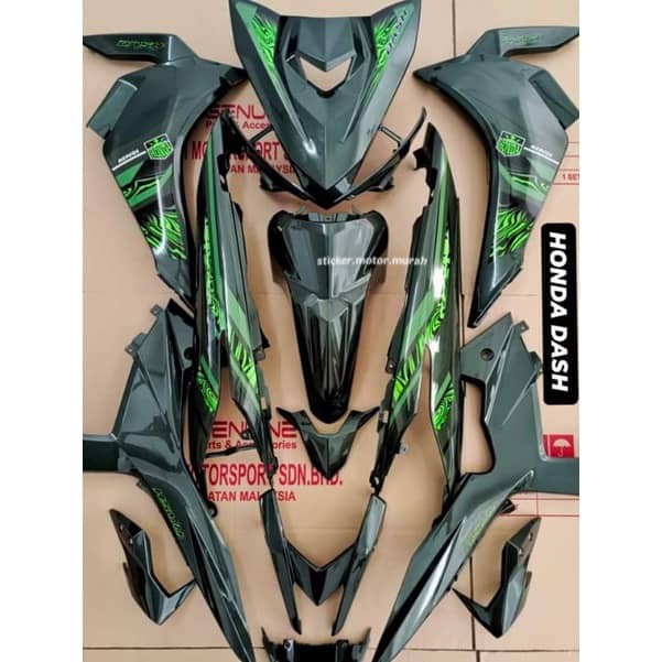 STICKER / STRIPE DASH V2 , V3 , V4 DESIGN LUMUT | Shopee Malaysia