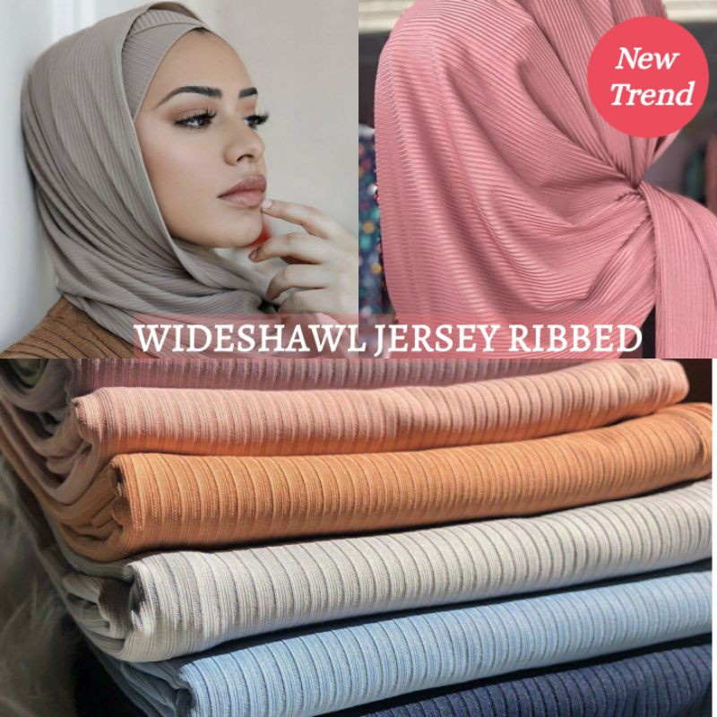 shawl jersey ribbed