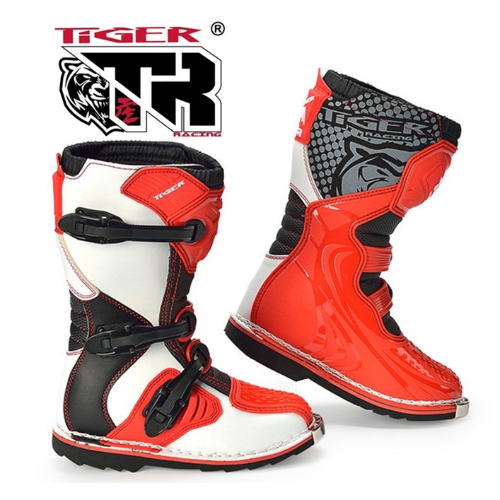 TR Tiger Boots TR-TE001 child off road shoes Professional Motorcross ...