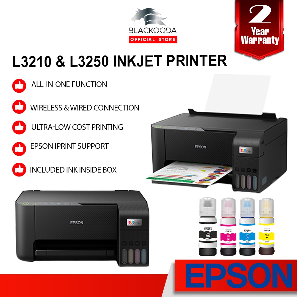 EPSON L3110 PRINTER INK TANK 3 in 1 Print/Scan/Copy Photostat Colour ...