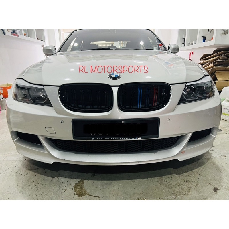 Bmw e90 lci prelci m sport diamond front grill grille sarung 2006 2007