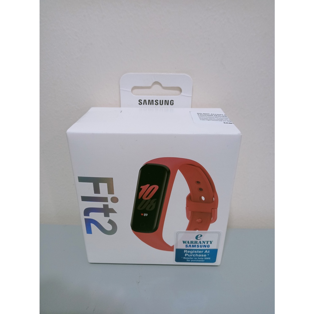 Samsung Galaxy Fit 2 Bluetooth Smart Watch R220 (Scarlet) Shopee Malaysia