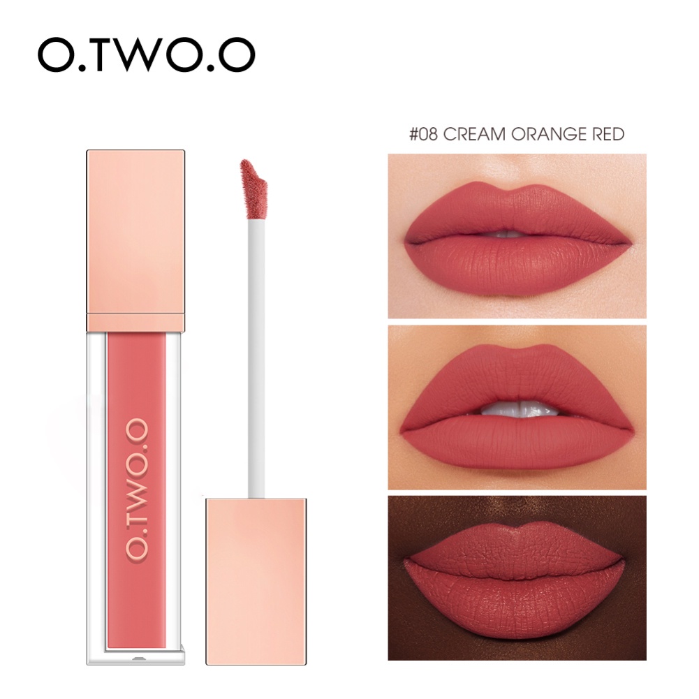 O.two.o 12colors Lipstick Kissproof Long Lasting 24h Velvet Matte ...