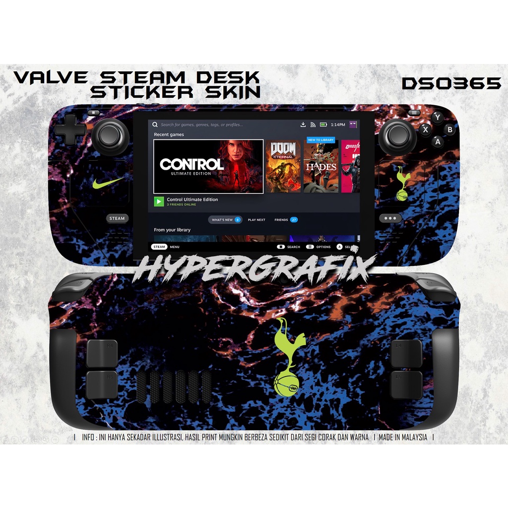 Steam Deck Sticker Skin 365 | Shopee Malaysia