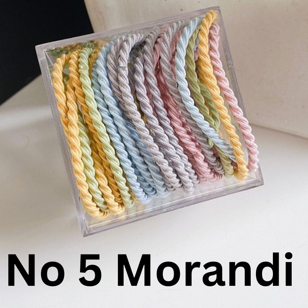 LMLTOP Lameila Rainbow Henju Hair Band 1 Box 50 Piece (Strong ...