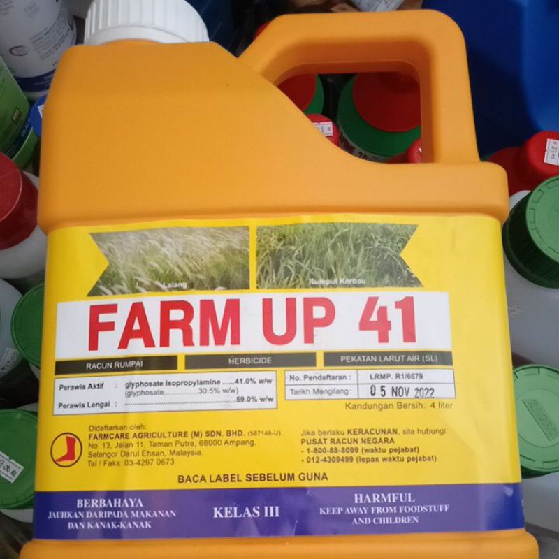 FARAM UP 41 racun rumput 4ltr | Shopee Malaysia