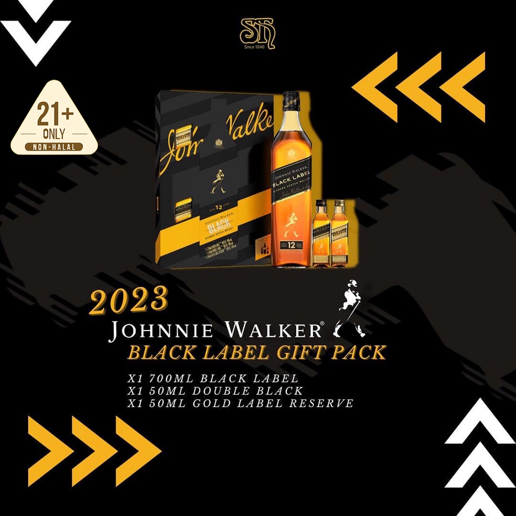 Johnnie Walker Black Label 2023 Edition Gift Set | Shopee Malaysia