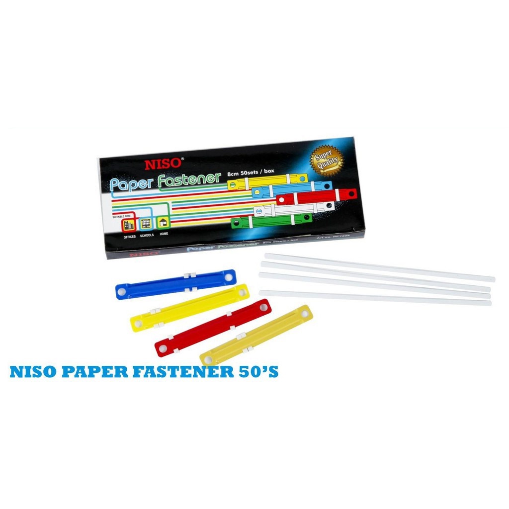 NISO Paper Fastener (8cm 50sets / Box) | Shopee Malaysia