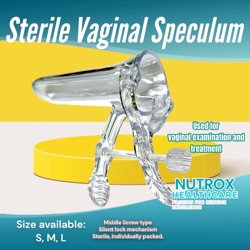 Sterile Medical Vaginal Speculum Disposable For Vaginal Examination Size S M L Individually 