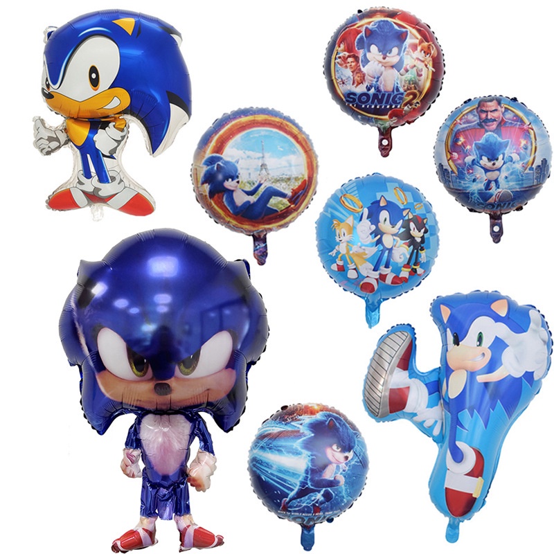 The Sonic Hedgehog Aluminum Film Balloon Decoration Balloon for ...