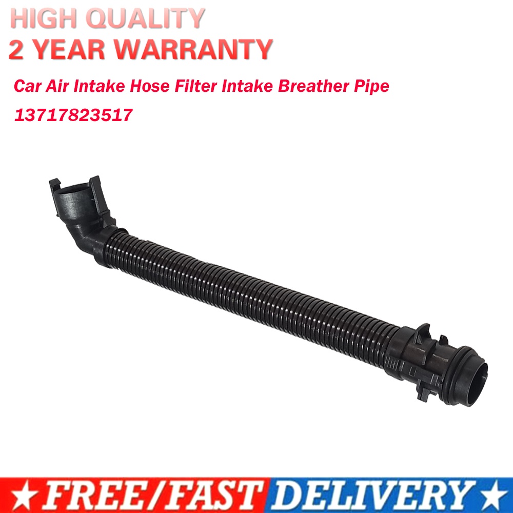 13717823517 Black Air Intake Breather Pipe Hose New for BMW 1 2 3 4 5
