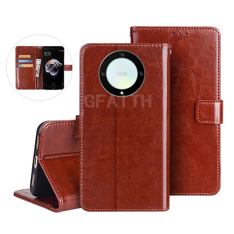 HAOYE Cover per Xiaomi Redmi Note 12 (4G Version), Premio PC/PU Custodia con Specchio, Smart View Mirror Flip Case, Clear View Standing Flip Cover con Supporto Pieghevole. Blu