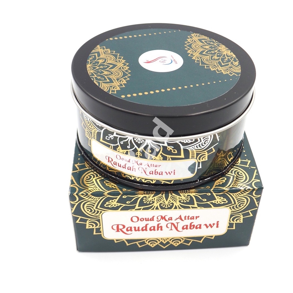 Arabic Bukhoor Oud Ma Attar Raudah Nabawi Pure Fragrance 40G Shopee