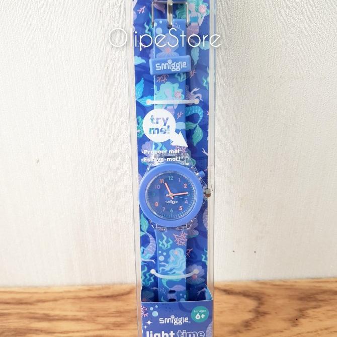 Smiggle Mash Light Time Watch Smiggle Light Watch (Blue) Shopee