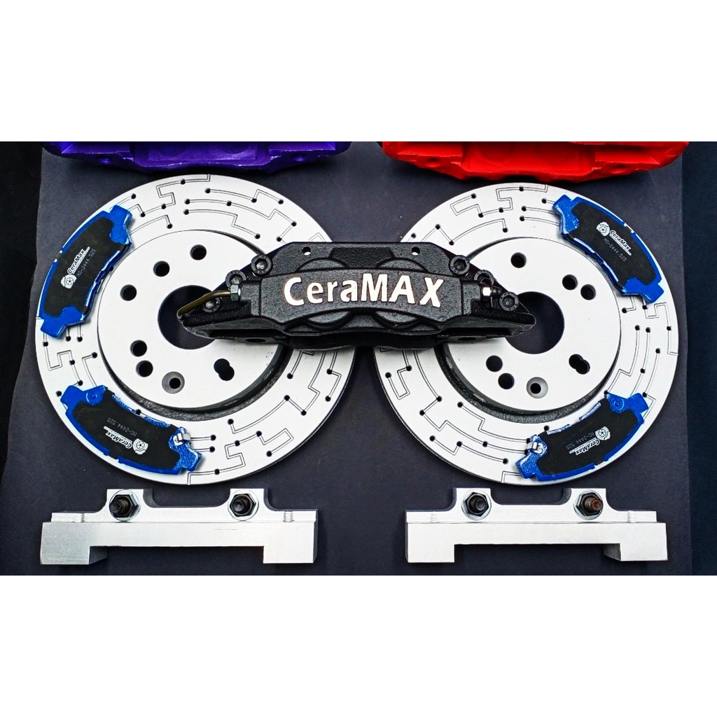 CERAMAX NEX4P 4 POT FRONT BRAKE CALIPERS Myvi Gen2 Shopee Malaysia