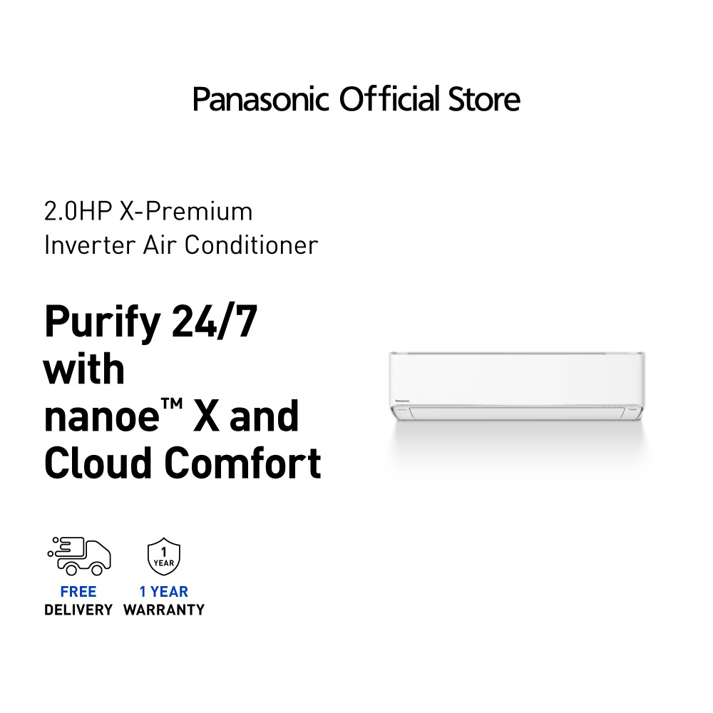 PANASONIC WIFI AIR CONDITIONER CSXU18XKH1 (2.0HP) AIR CONDITIONER X