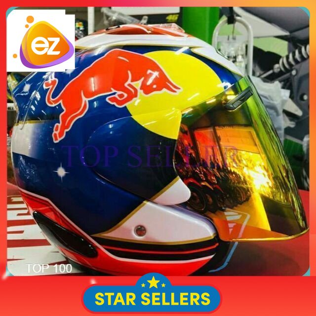 MHR PEDROSA REDBULL RAM 3 HELMET FREE VISOR ARAI Shopee Malaysia