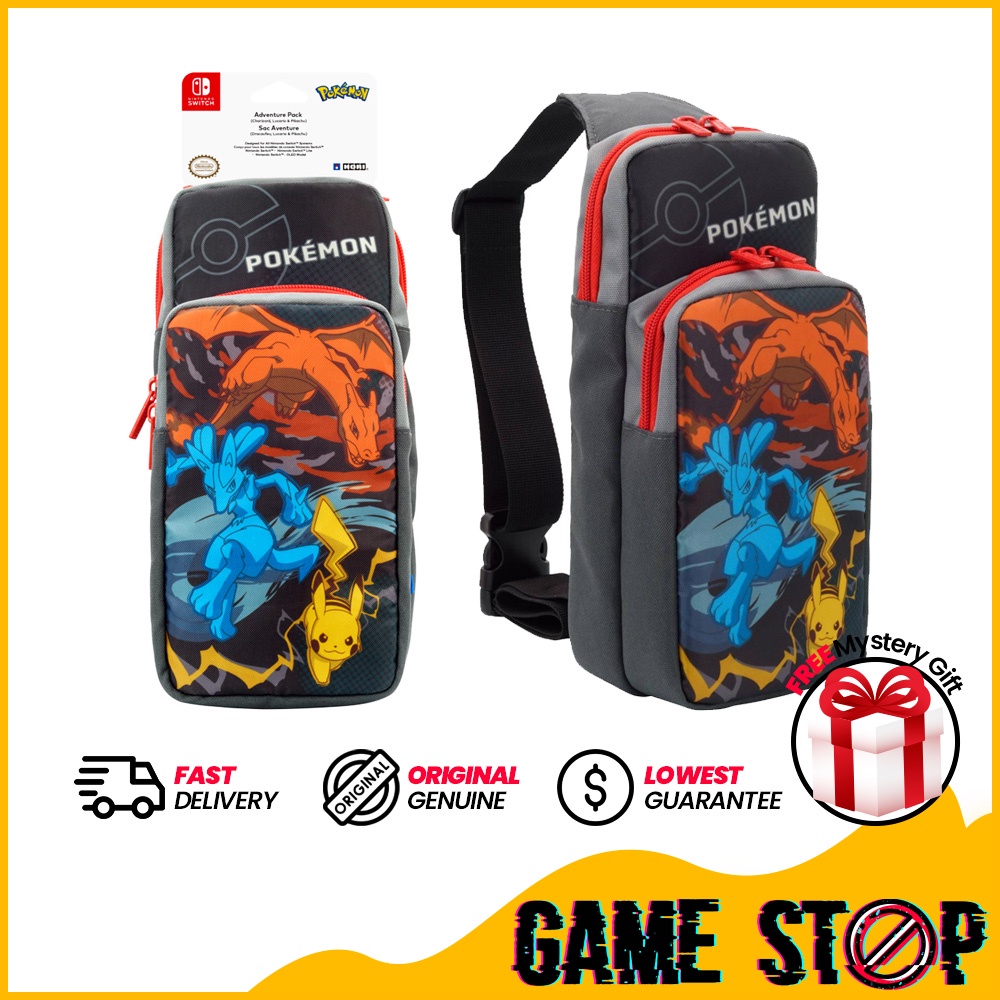 Hori NSW Switch Official Hori Pack Bag Pokemon Charizard, Lucario ...