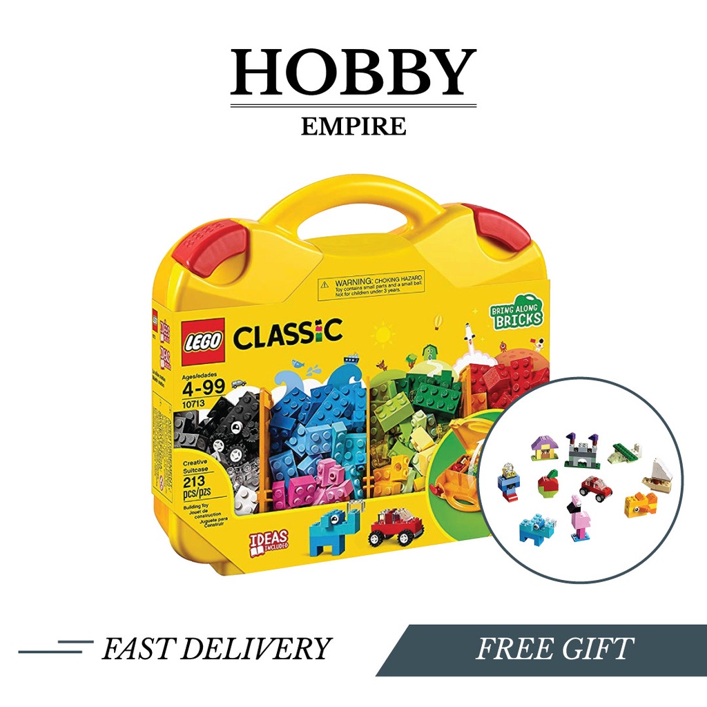 LEGO Classic 10713 Creative Suitcase *Original LEGO Set Extra Bubble