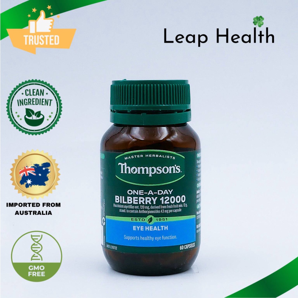 Thompson's OneADay Bilberry 12000mg Antioxidant Support Healthy