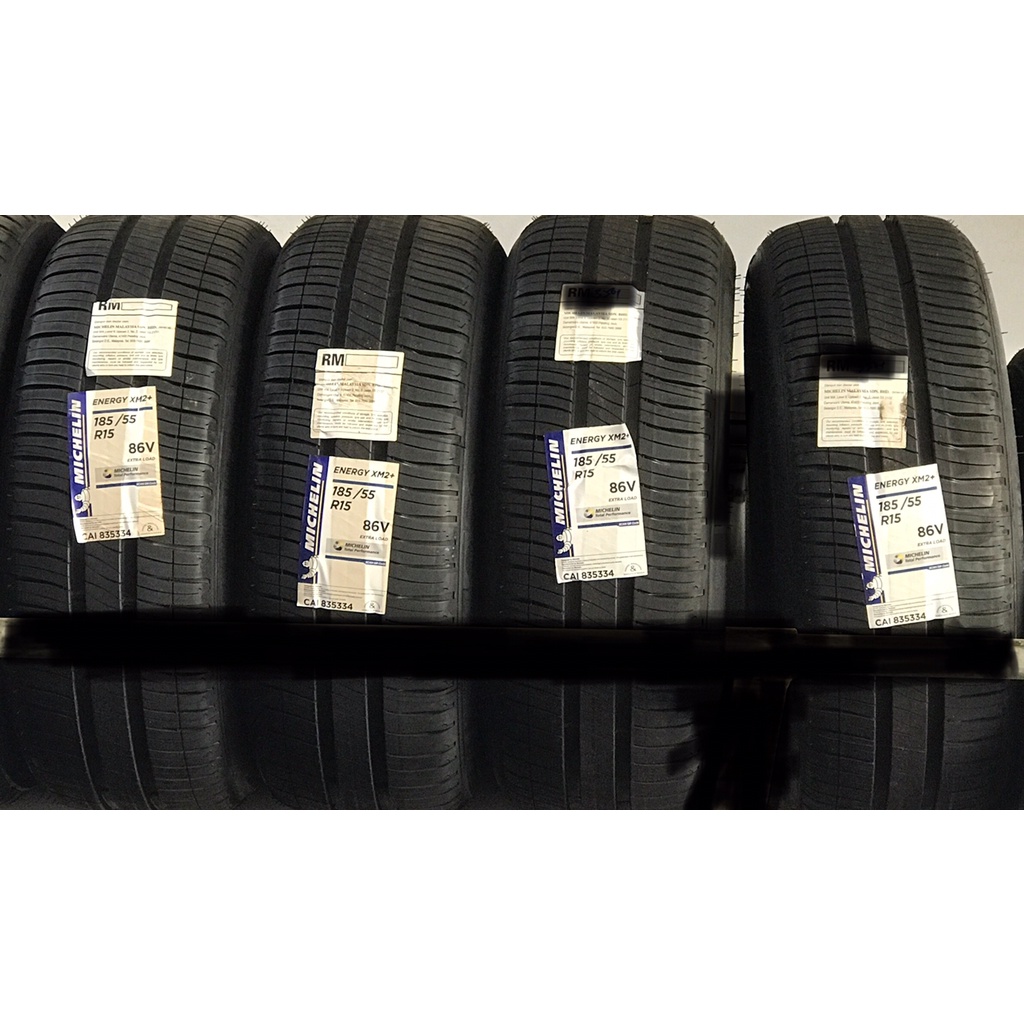 185/55R15 185 55 15 MICHELIN XM2+ Car Tyre Tire Kereta Tayar Wheel Rim ...