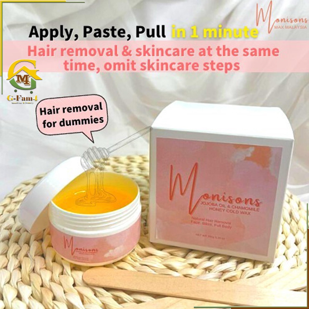 Monisons Organic Hair Removal Wax Cold Pregnant Woman Whitening Remove ...